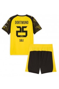 Borussia Dortmund Niklas Sule #25 Babytruitje Thuis tenue Kind 2025-26 Korte Mouw (+ Korte broeken)